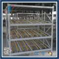 Rack de rolo de palete galvanizado industrial